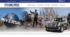 Desktop Screenshot of magicridetransportation.com