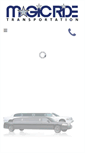 Mobile Screenshot of magicridetransportation.com